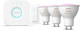 Philips Hue White and Color GU10 Kit de Démarrage - 5 Ampoules + Bridge + Variateur avant