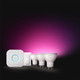 Philips Hue White and Color GU10 Kit de Démarrage - 5 Ampoules + Bridge + Variateur visuel fournisseur