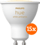 Philips Hue White Ambiance GU10 15-pack Main Image