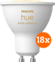 Philips Hue White Ambiance GU10 18-pack Main Image