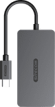 Sitecom Hub USB-C vers USB-A/USB-C dessus