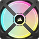 CORSAIR iCUE LINK QX120 RGB - Single Fan back