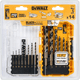 DeWalt 14-piece Black & Cold Metal Drill Bits Set Tough Case packaging