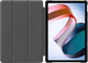 Just in Case Tri-Fold Redmi Pad SE 11 pouces Book Case Noir avant