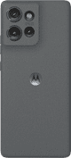 Motorola Edge 50 512GB Grijs 5G + Motorola Oplader 68W Zwart + Usb C Kabel 1m Zwart achterkant