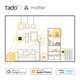 Tado Smart Thermostat X Starter Pack Wireless + 10 Radiator Knobs visual supplier