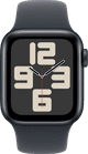 Apple Watch SE 2024 4G 40mm Midnight Sport Band S/M front
