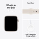 Apple Watch SE 2024 44 mm Lumière Stellaire Bracelet Sport M/L visuel fournisseur
