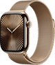 Apple Watch Series 10 4G 42mm Titanium Gold Milanese Watch Strap Main Image