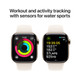 Apple Watch Series 10 4G 42 mm Titane Or Bracelet Sport M/L visuel fournisseur