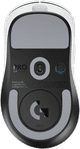 Logitech G PRO X Superlight 2 DEX Lightspeed Draadloze Gaming Muis Wit onderkant