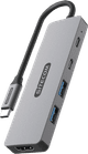 Sitecom 5 in 1 USB-C PD Multiport Adapter Main Image