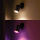 Philips Hue Fugato Spot Monté en Surface White and Color - Noir - 1 spot produit à l'usage