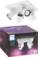 Philips Hue Argenta Spot Monté en Surface White and Color - Blanc - 4 Spots emballage