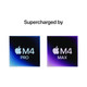 Apple MacBook Pro 14 inches M4 Pro (12 Core CPU/16 Core GPU) 24GB/512GB Silver AZERTY logo