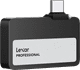 Lexar Go SSD Portable SL400 1 To + Hub côté gauche