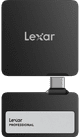 Lexar Go SSD Portable SL400 1 To + Hub avant