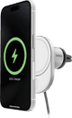 Belkin Support de Téléphone Voiture Grille d'Aération avec Charge MagSafe et Qi2 Argent produit à l'usage