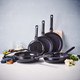 BK Enjoy Frying Pan Set 24cm + 28cm Black detail