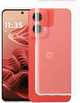 Just in Case Soft Design Motorola Moto G35 Back Cover Transparent produit à l'usage
