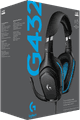 Logitech G432 7.1 Son Surround Filaire Casque Gamer emballage