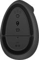 Logitech Lift Souris ergonomique verticale Gauche Noir dessous