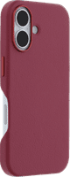 OtterBox Symmetry Apple iPhone 16 Back Cover with MagSafe Magnet Leather Red right side