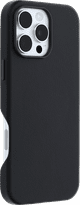 Otterbox Symmetry Apple iPhone 16 Pro Max Back Cover met MagSafe Magneet Leer Zwart rechterkant