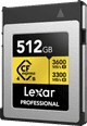Lexar Professional GOLD 4.0 512GB CFexpress Type B voorkant