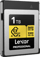 Lexar Professional GOLD 4.0 1TB CFexpress Type B voorkant