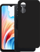 Just in Case Soft Design OPPO A38 4G/A18 4G Back Cover Black front