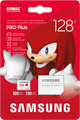 Samsung MicroSDXC PRO Plus 128 Go Sonic the Hedgehog emballage