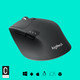Logitech M720 Triathlon Bluetooth Mouse left side