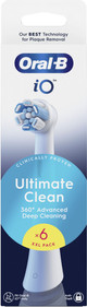 Oral-B iO Ultimate Clean Blanc (6 pièces) emballage