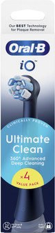 Oral-B iO Ultimate Clean Black (4 units) packaging