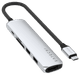 Satechi Type C Slim Multi-Port Adapter V2 Space Grey bovenkant