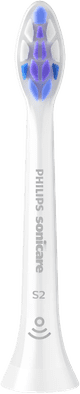 Philips Sonicare Sensitive HX6054/87 Wit (4 stuks) voorkant