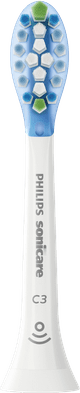 Philips Sonicare Premium Plaque Defense HX9044/87 Blanc (4 Pièces) avant