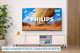 Philips 75" PUS7800 QLED 4K (2025) + JBL Bar 2.1 Deep Bass M2 Noir visuel Coolblue 1