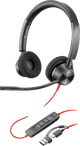 Poly Blackwire 3320 MS Bedrade Office Headset Main Image