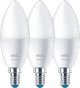 WiZ Ampoule Bougie - Éclairage Coloré et Blanc - Mat - E14 - Lot de 2 Main Image