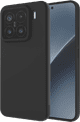 Just in Case Soft Design Xiaomi 15 Back Cover Zwart voorkant