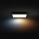 Philips Hue Aurelle White Ambiance Vierkant Klein Zwart voorkant