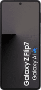 Samsung Galaxy Z Flip 7 256GB Black 5G + Samsung Kindsuit Back Cover Black front