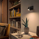 Philips Hue Runner opbouwspot White Ambiance - 1 Spots - Zwart + Dimmer product in gebruik