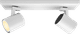 Philips Hue Runner opbouwspot White Ambiance - 2 Spots - Wit + Dimmer voorkant