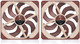 Noctua NF-A14x25 G2 Sx2-PP PWM - Dual Fan Kit back