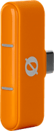 RODE Wireless Micro Orange USB-C accessory