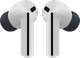 Samsung Galaxy Buds3 FE Grijs achterkant