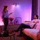 Philips Hue White and Color Starter Pack GU10 3-pack + Bridge Pro + dimmer product in gebruik